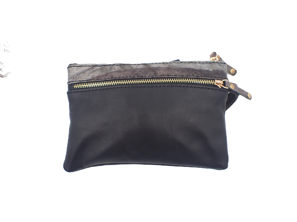 Midnight Palometa Clutch